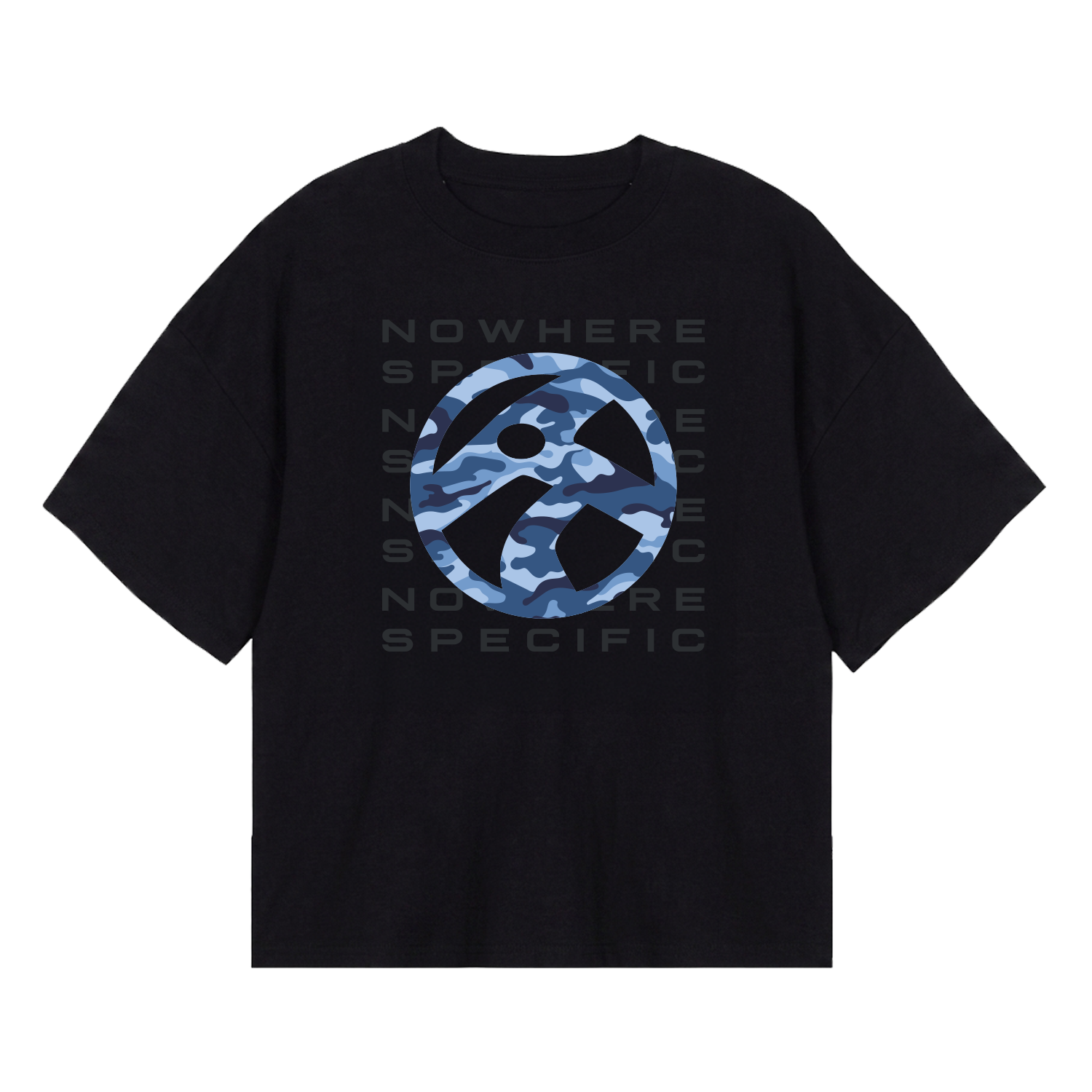 Blue Camo Tee